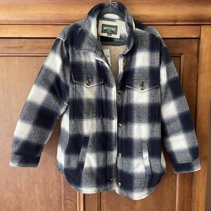 American Eagle Flannel Shirt Jacket